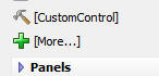 In the UX Builder toolbox, locate the Data Bound Controls section and
select More....